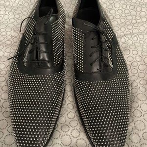 BOSS by Hugo Boss Lace Up Dress Shoe Studded SUPER RARE!